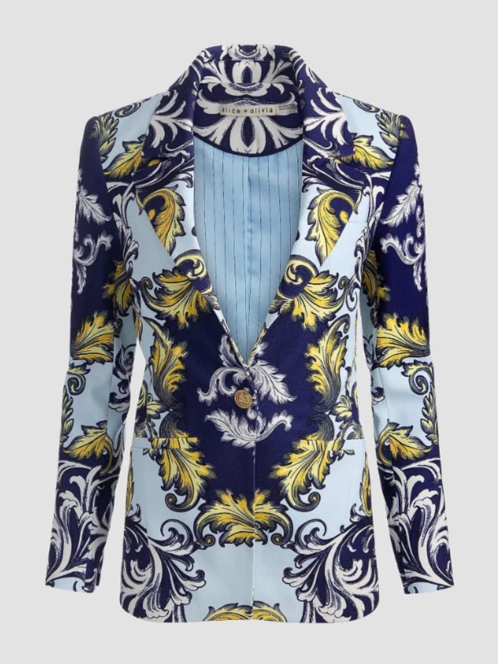 ALICE + OLIVIA Antique Scroll Blazer